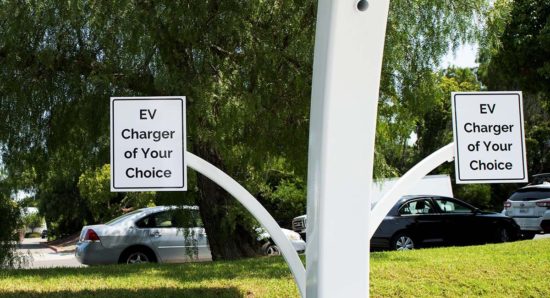 Beam EV ARC will be delivered with the charger of your choice pre mounted and ready to charge your EVs