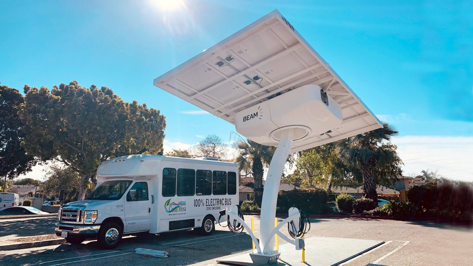 Beam Global Deploys EV ARC™ Sustainable EV Charging for City of Costa Mesa CA 