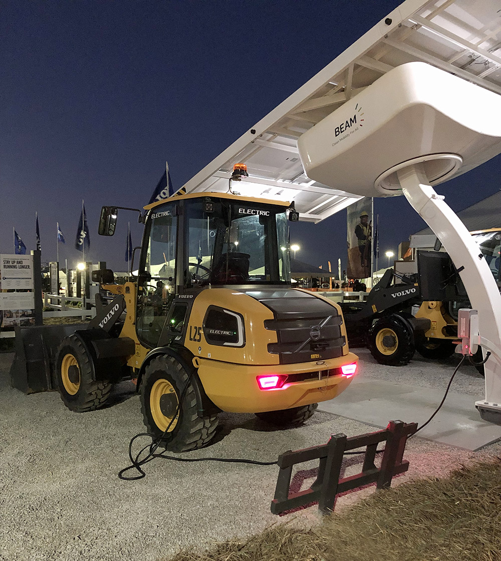 Beam Global and Volvo CE Announce Partnership to Offer Off-Grid EV Charging Systems with Volvo Electric Construction Equipment
