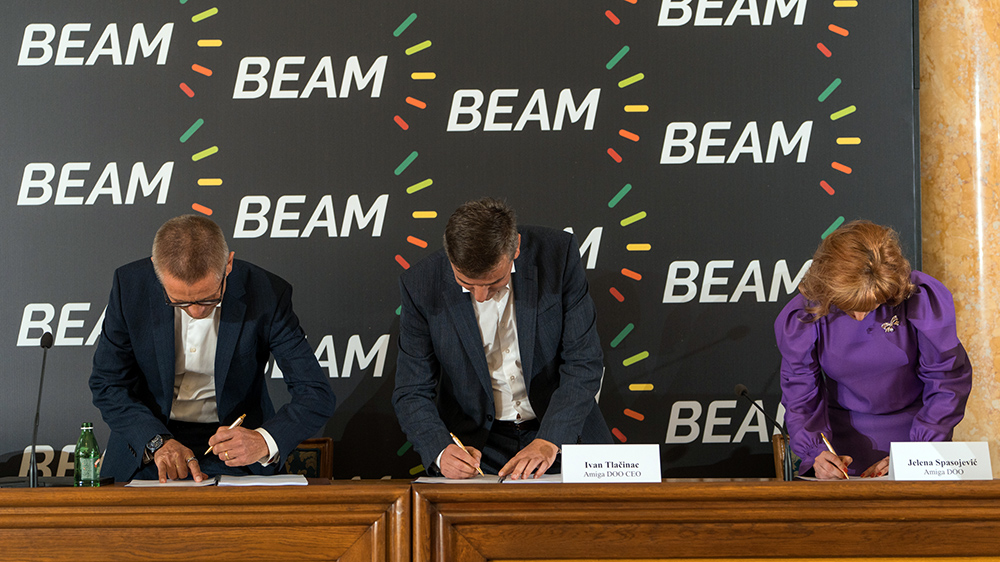 Beam Global-Official Signing Ceremony Acquisition Amiga DOO-PR2