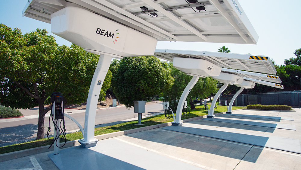 Beam Global-EV ARC-Solar-Powered EV Charging-Deployed