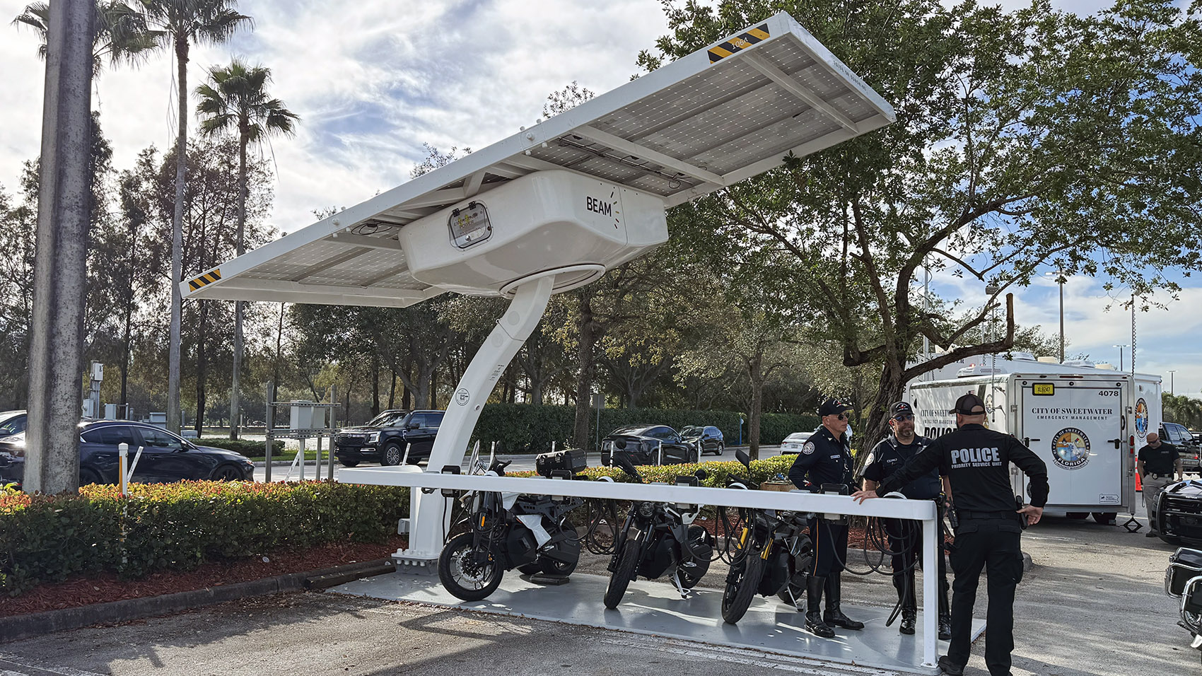 BeamPatrol™ installation for the Sweetwater, Florida Police Department